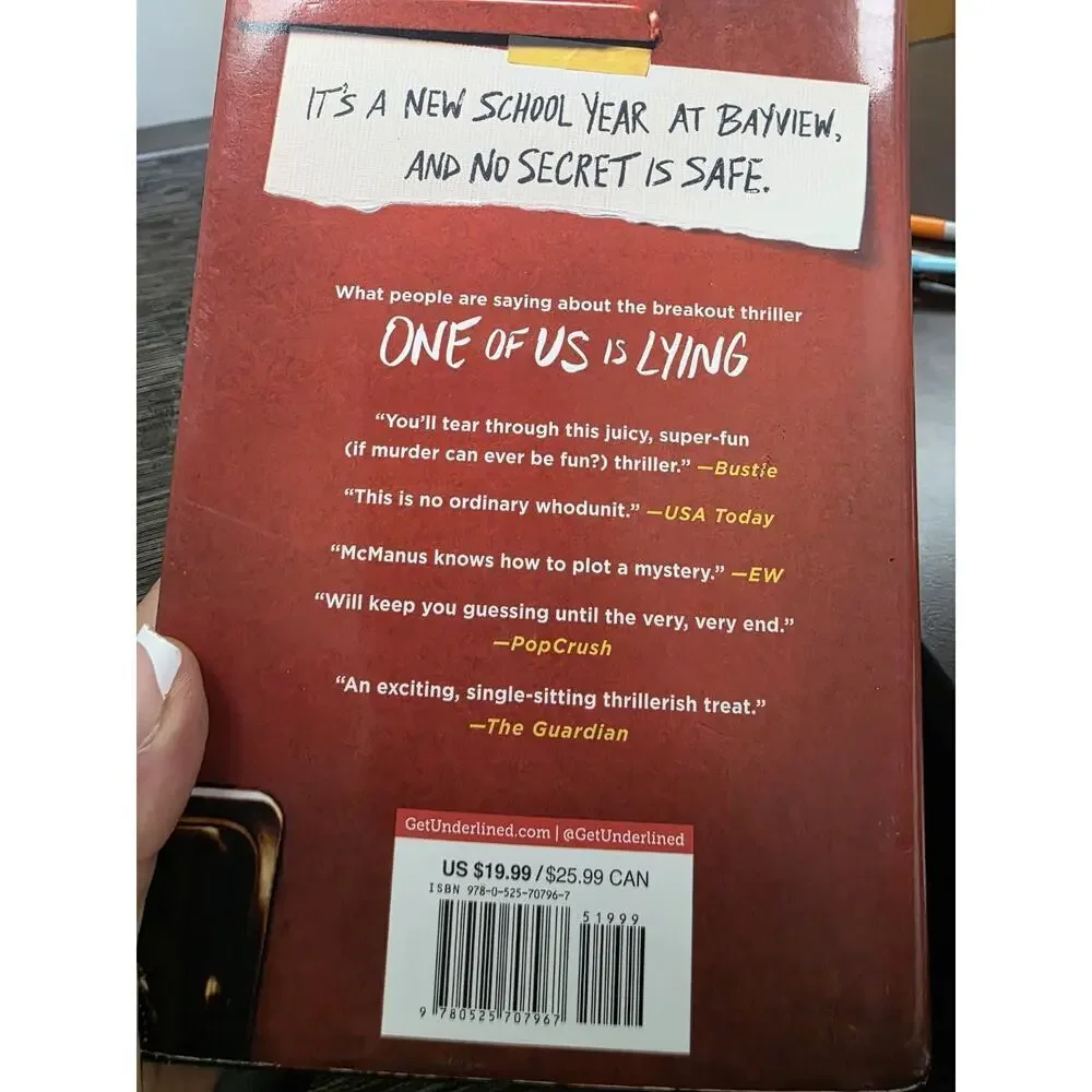 One of Us‎ Is Next: The Sequel to One of Us Is Lying